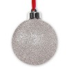 BOLA DE NATAL 10X10 GLITTER PRATEADO